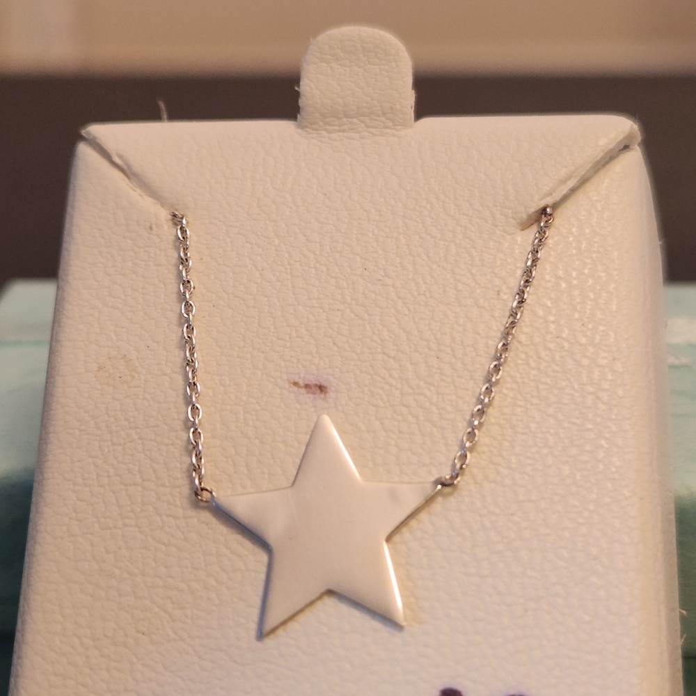 NEW STERLING SILVER 925 "STAR" NECKLACE